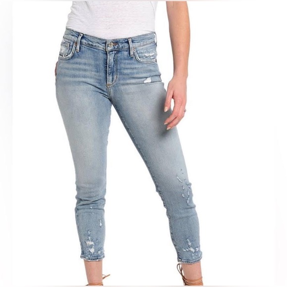 AGOLDE Sophie Cropped Jeans - Picture 1 of 5